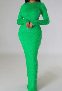 Green apple dress